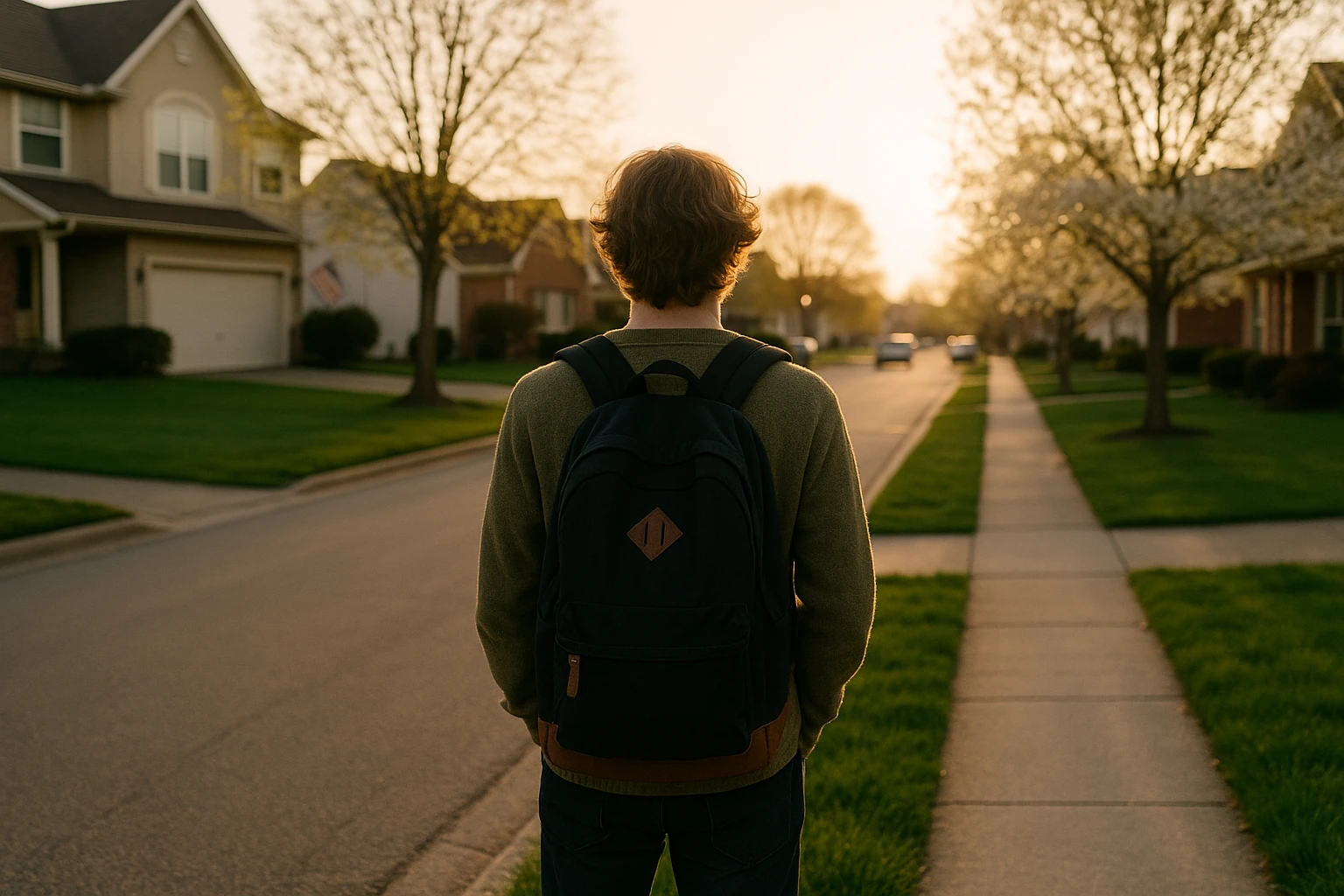 Student home again, torn between two cultures