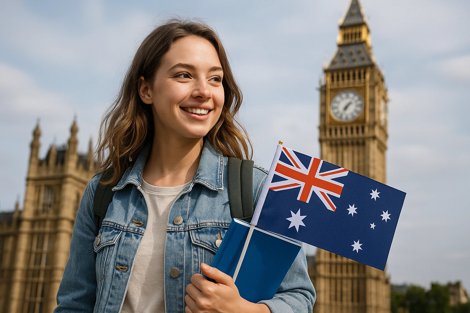 An Aussie student heading for overseas education.