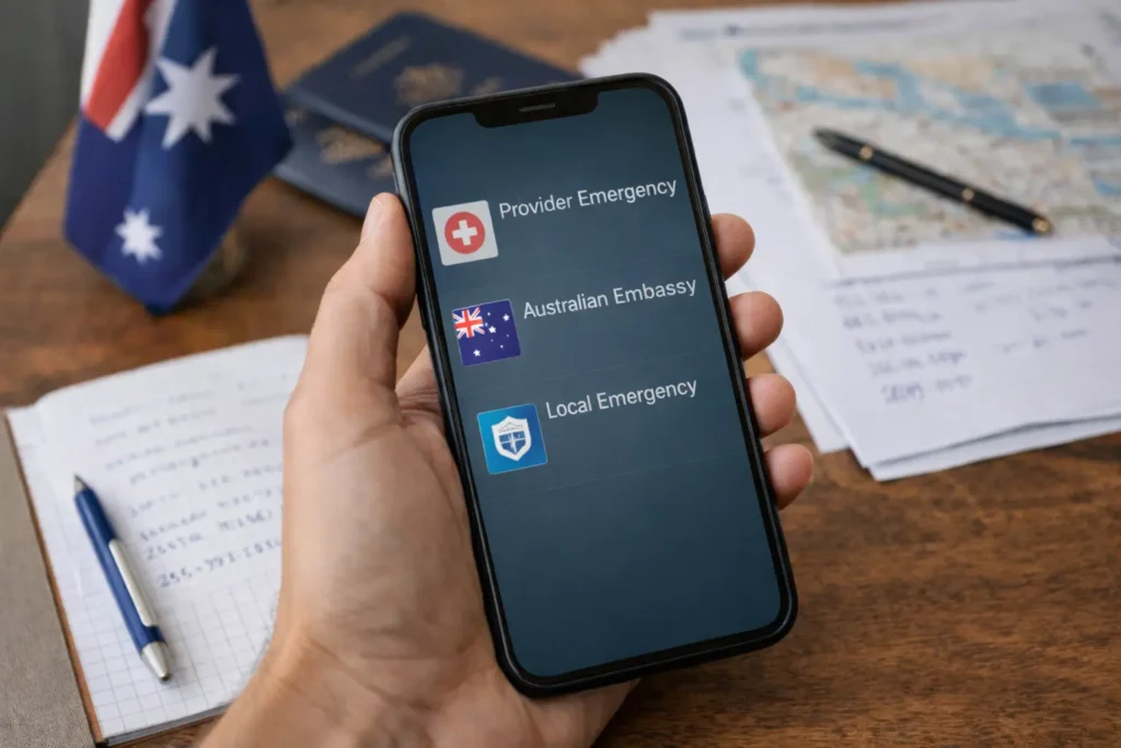 Keep these important contact details close by