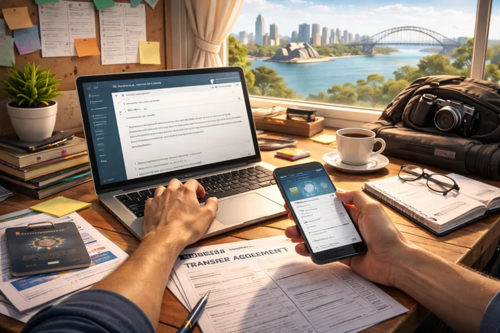 Confirming Credit transfer through Email